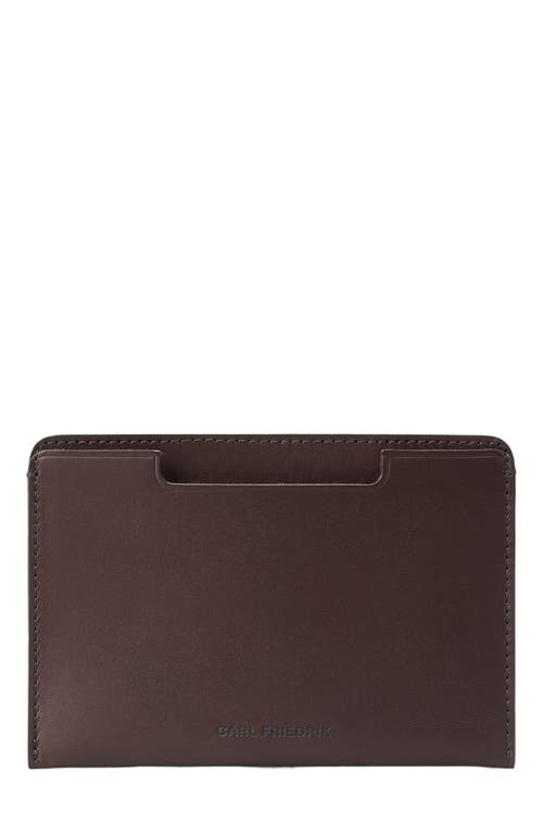 Carl Friedrik Easton Passport Holder in Chocolate  product