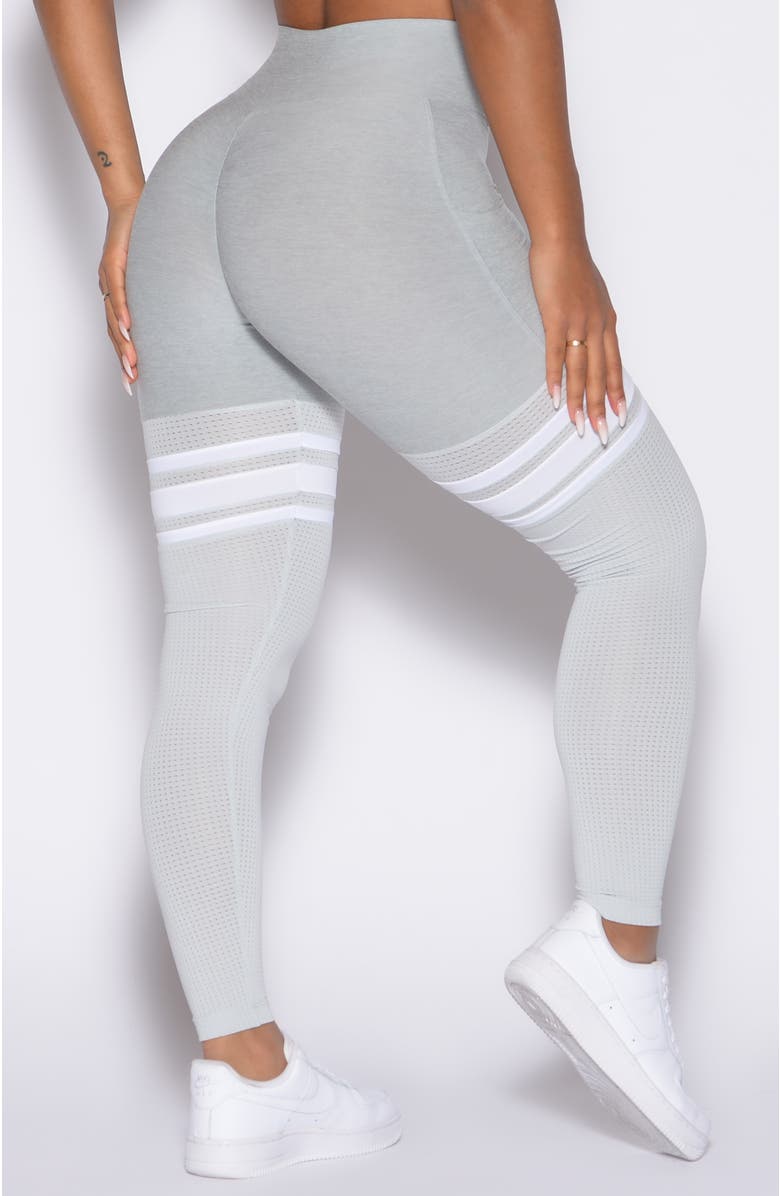 Bombshell Sportswear Contour Thigh High, Alternate, color, Light Cloud