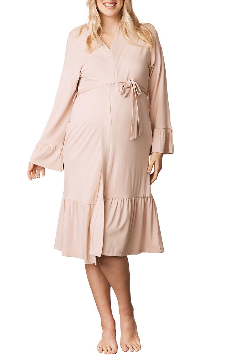 Angel Maternity Maternity/Nursing Robe, Main, color, 