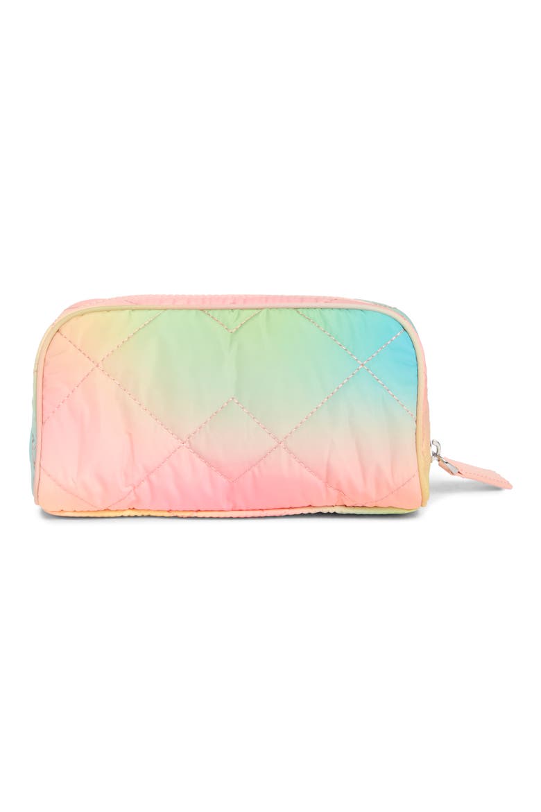 Quilted Cosmetic Case, Alternate, color, DESERT SUN MULTI