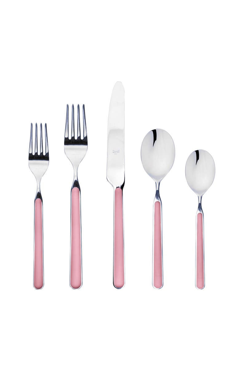Mepra Fantasia Flatware Set - 5 Pieces, Main, color, Pink