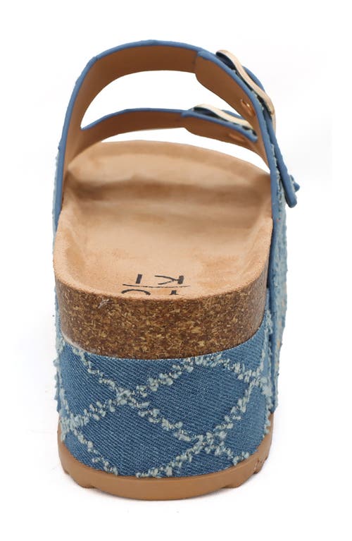 Yoki Camila Platform Slide Sandal