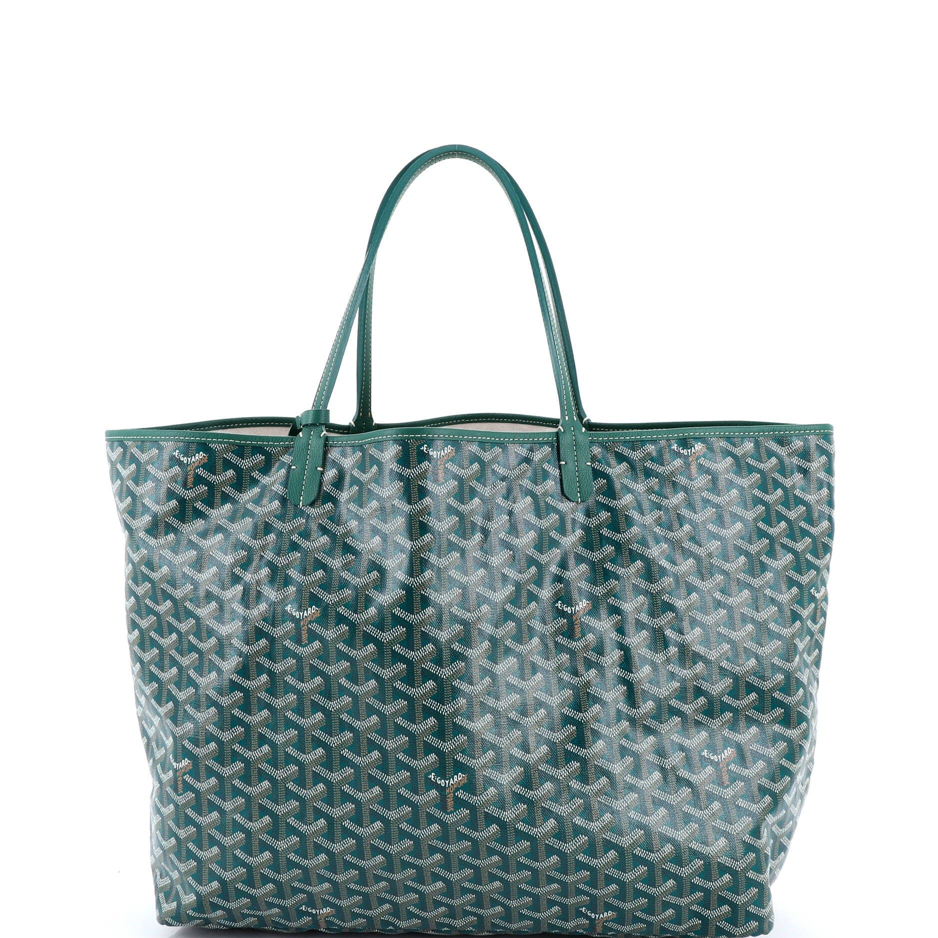 Pre-Owned Goyard Saint Louis Tote Coated Canvas GM, Main, color, 