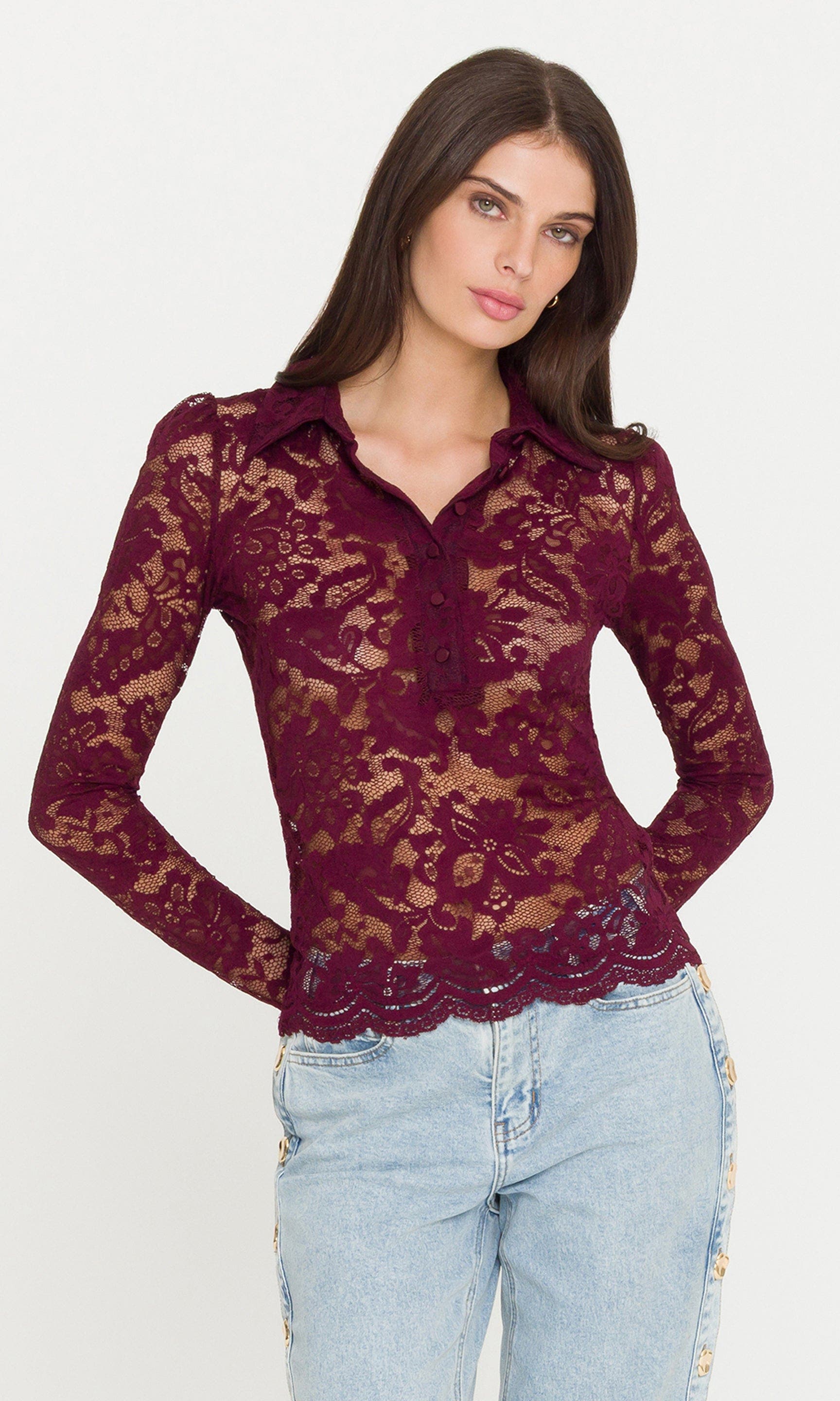 Dominique Lace Top - image 2