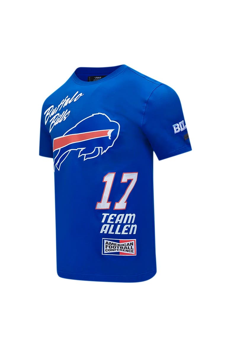 Men's Pro Standard Josh Allen Royal Buffalo Bills Fast Lane Name & Number Player T-Shirt, Alternate, color, Royal
