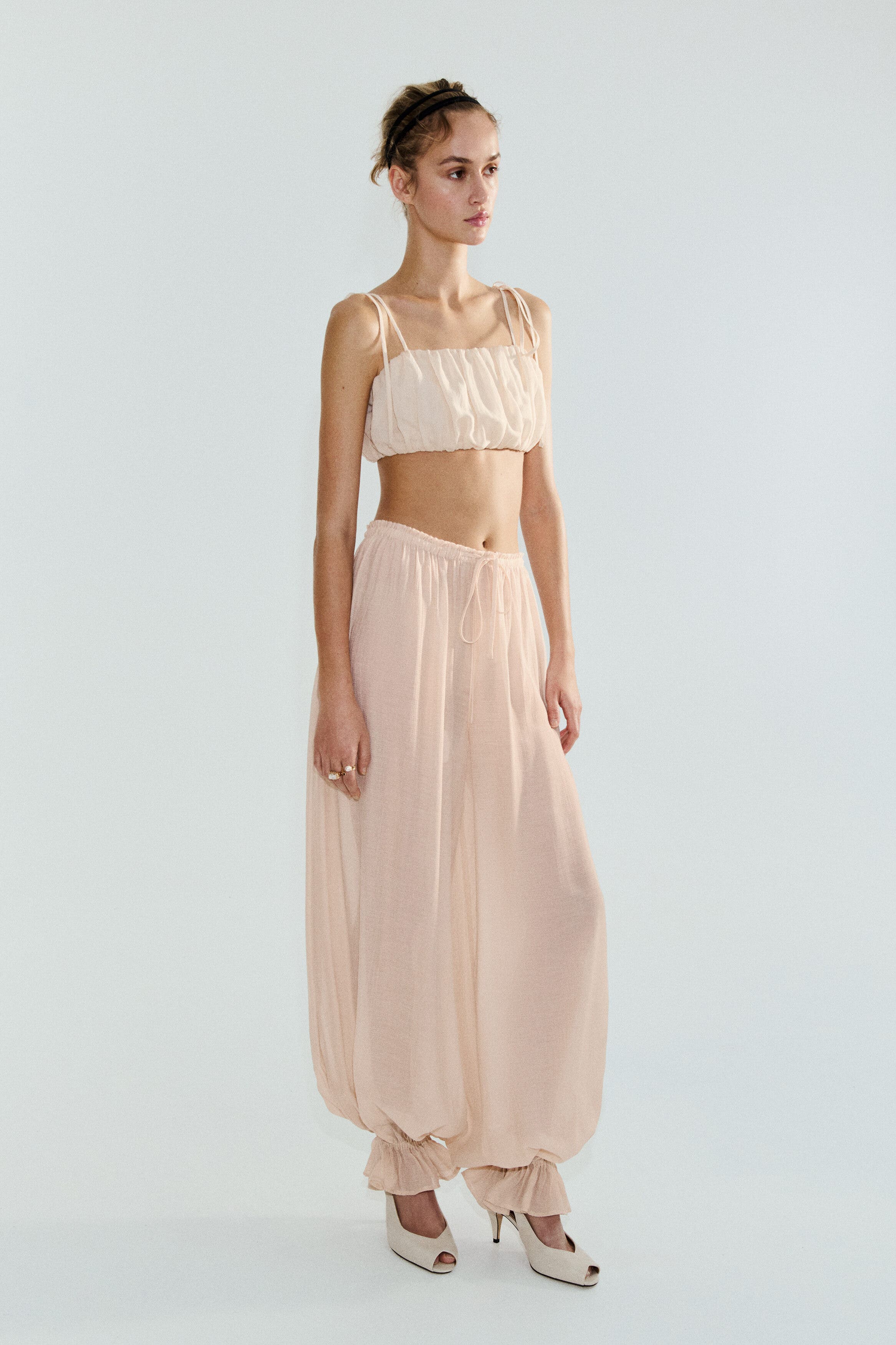 Balloon Drawstring Trousers - image 2