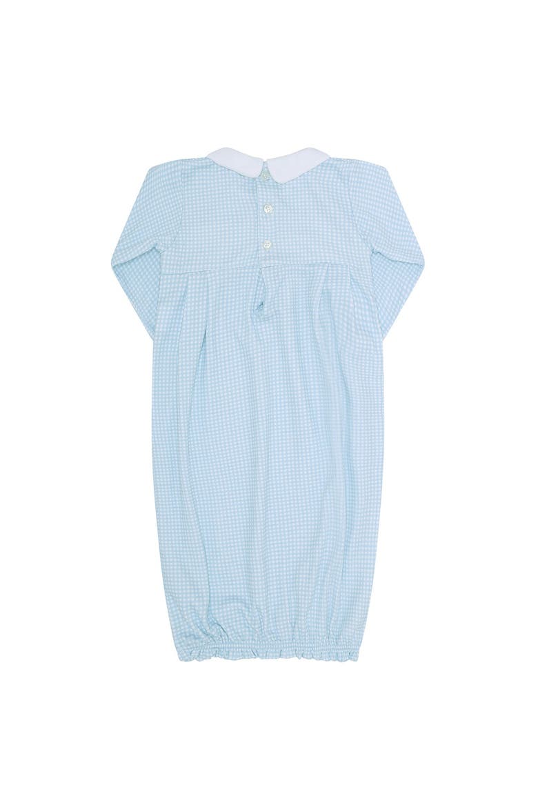 Blue Gingham Smocked Gown - Baby, Alternate, color, Blue