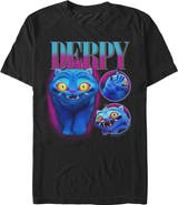KPop Demon Hunters Men's Supernatural Derpy Short Sleeve Graphic T-Shirt