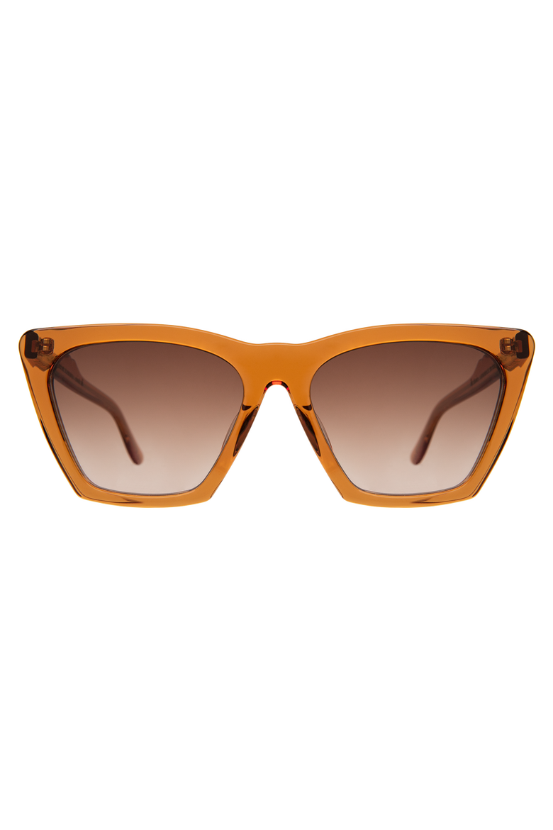 Lisbon 57 Sunglasses, Main, color, Cider / Brown