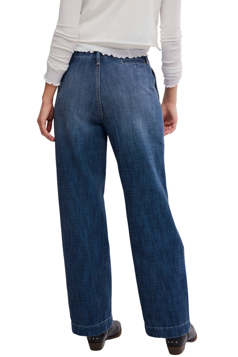East Side High Waist Wide Leg Jeans, Alternate, color, RULEBREAKER