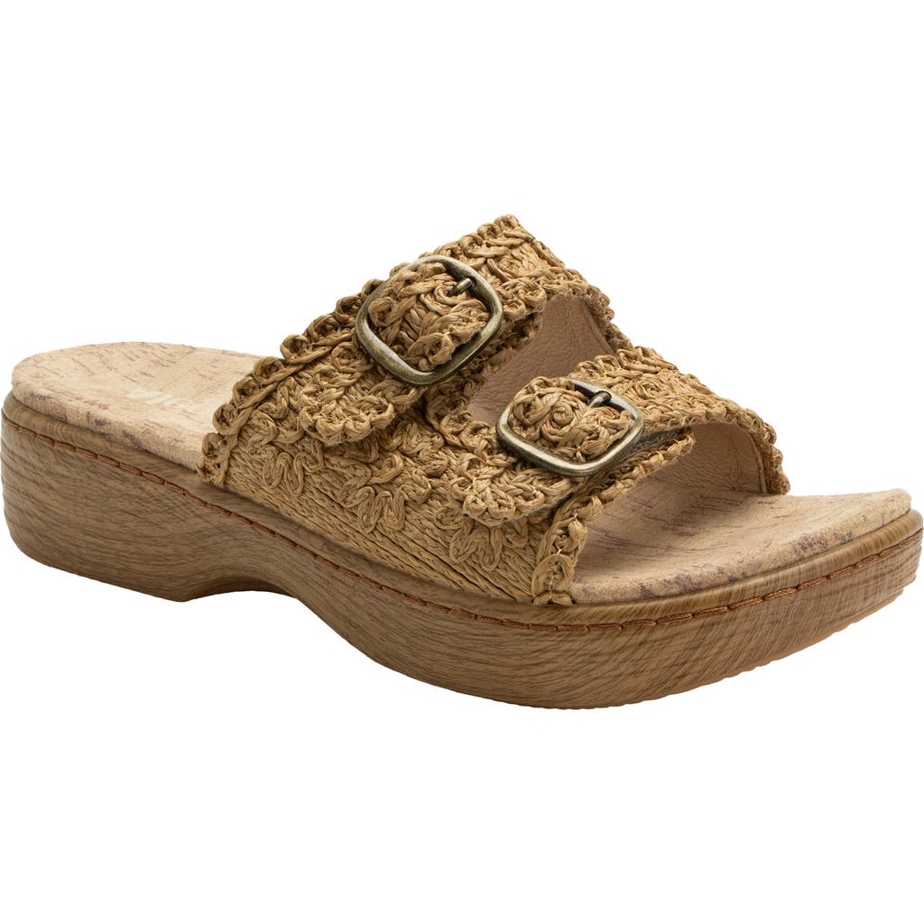 Alegria By Pg Lite Oona Platform Slide Sandal In Multi