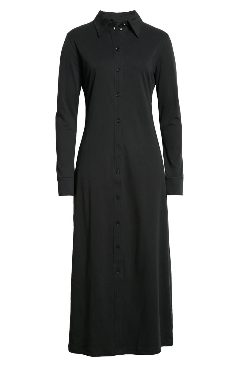 Samsøe Samsøe Cassi Long Sleeve Organic Cotton Shirtdress, Alternate, color, 