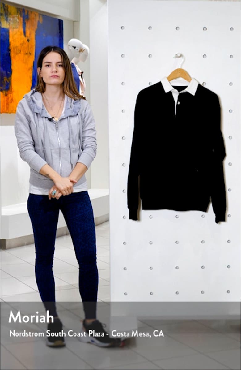 Contrast Polo Sweatshirt, sales video thumbnail