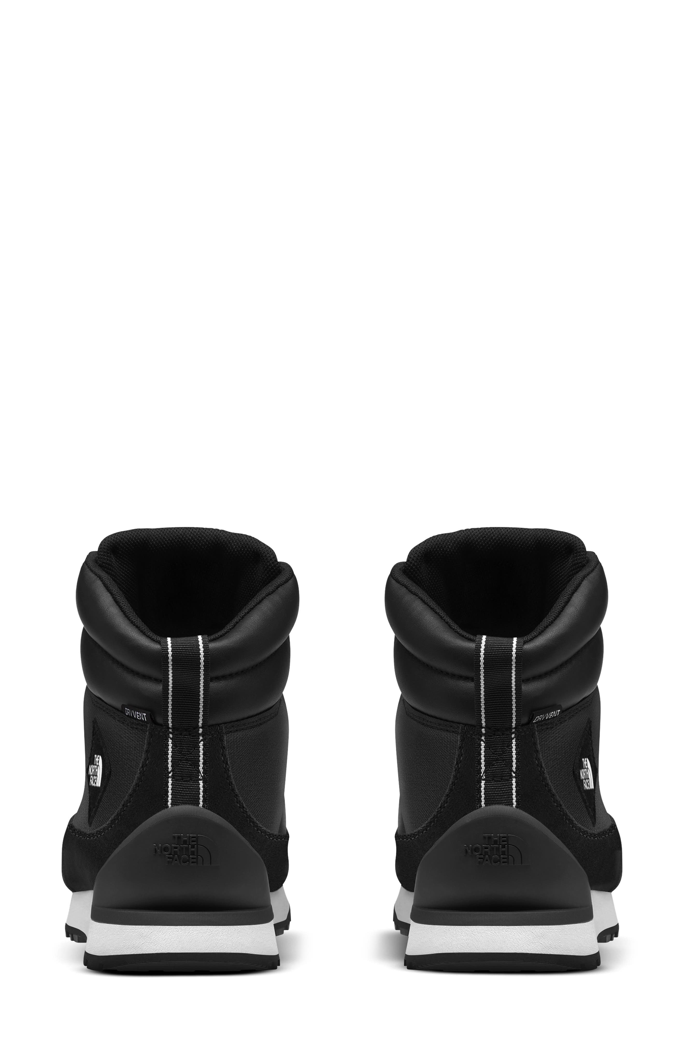 The North Face Back To Berkeley IV Textile Waterproof Hiking Boot, Alternate, color, Tnf Black/ Tnf White