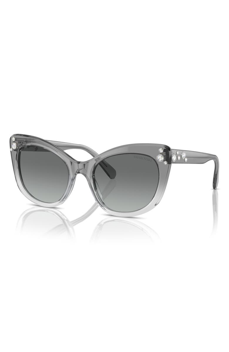 Swarovski 55mm Cat Eye Sunglasses, Alternate, color,