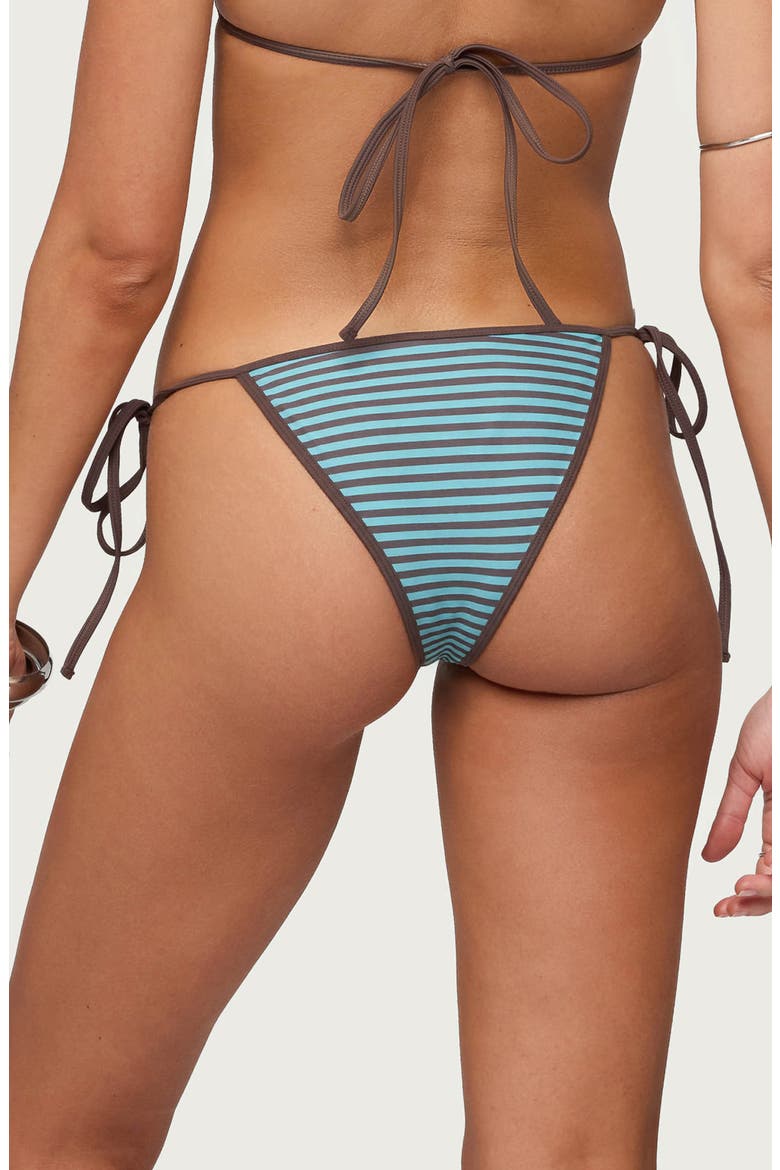 Ilona Reversible Tie Bikini Bottoms, Alternate, color, AQUA