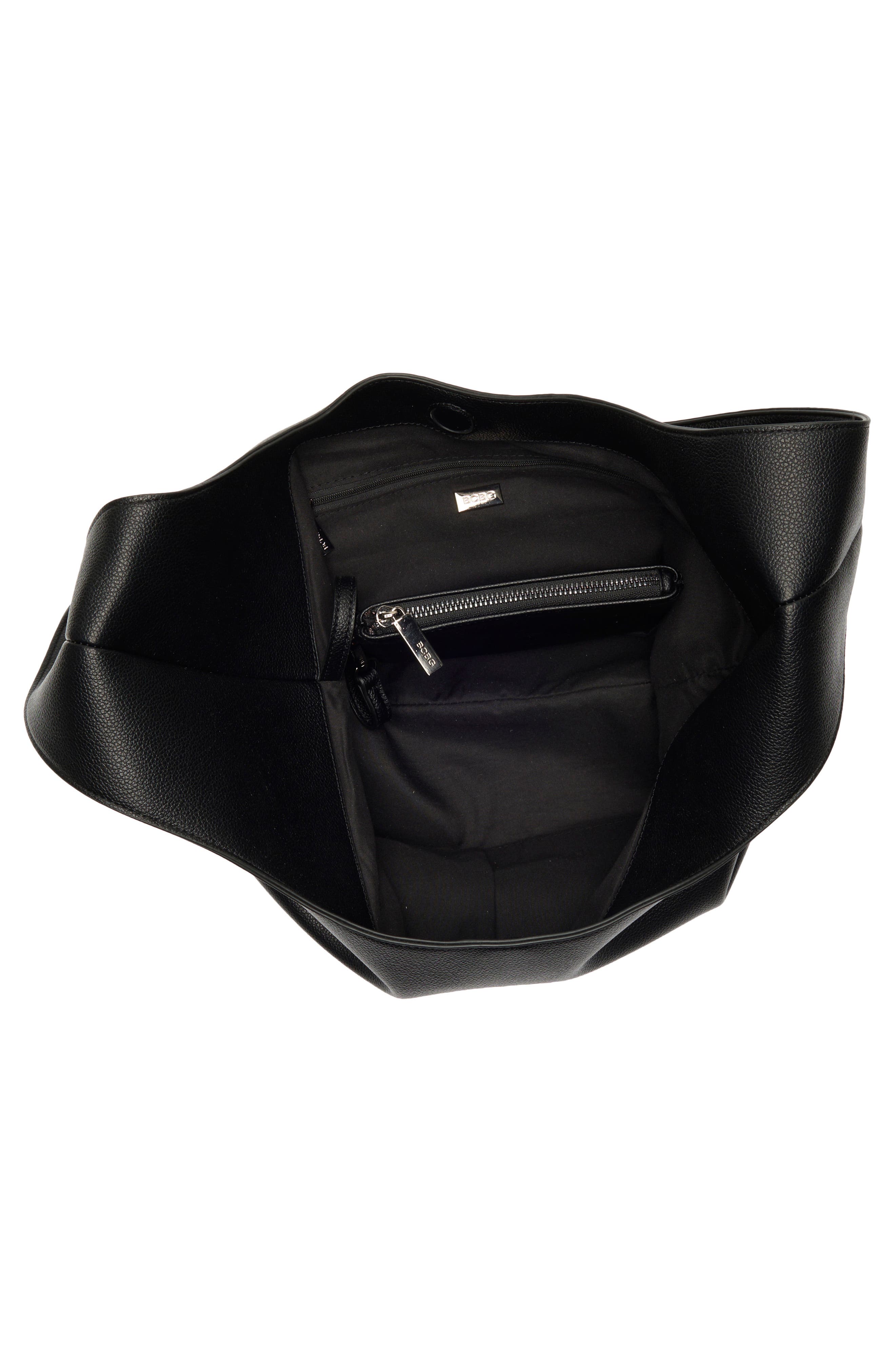 BCBG Large Hobo Bag, Alternate, color, Black