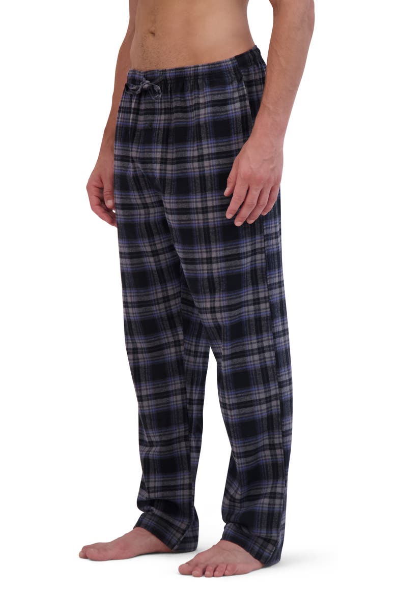 2-Piece Flannel Pajama Set, Alternate, color, GREY PLAID