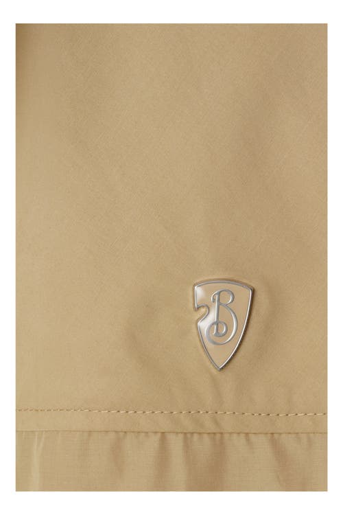 Burberry Beige Nylon Cotton Jacket In Cracker