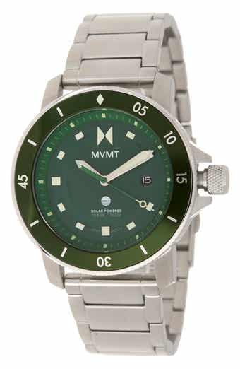 MVMT WATCHES Cali Diver Solar Bracelet Watch, 40mm