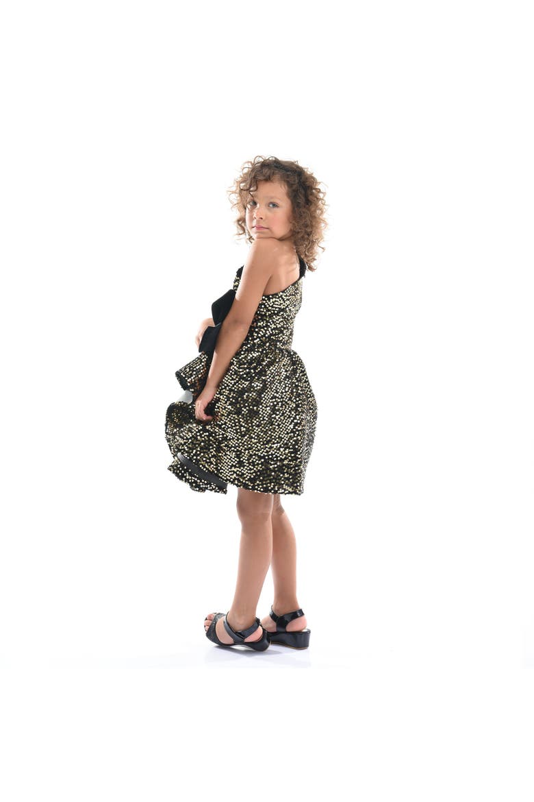 Zoria Dress, Alternate, color, Black