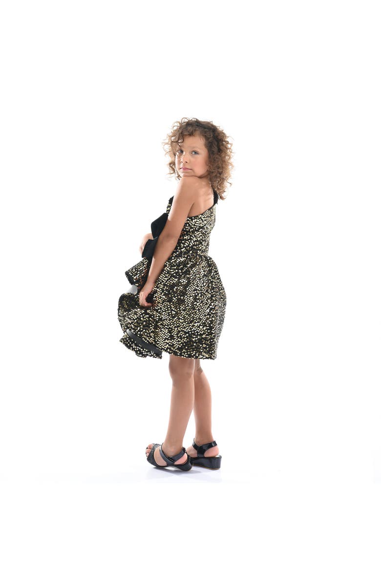 Tulleen Zoria Dress, Alternate, color, Black