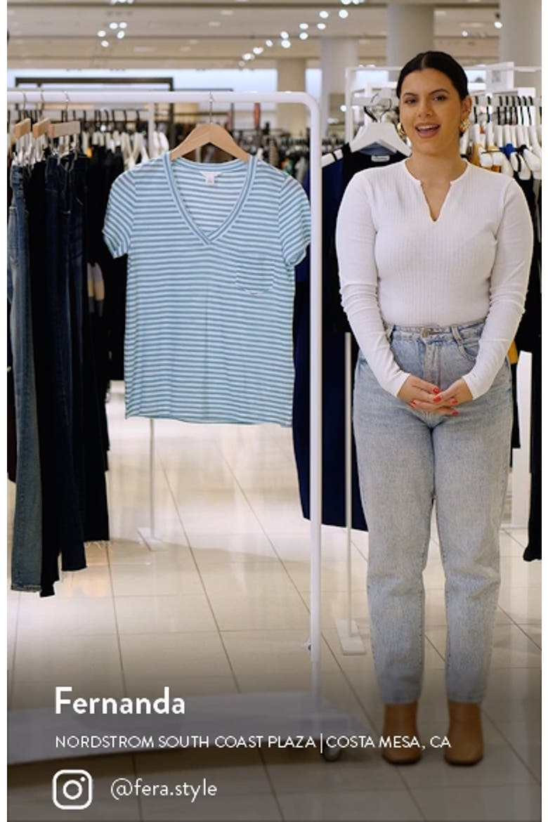 V-Neck Short Sleeve Pocket T-Shirt video