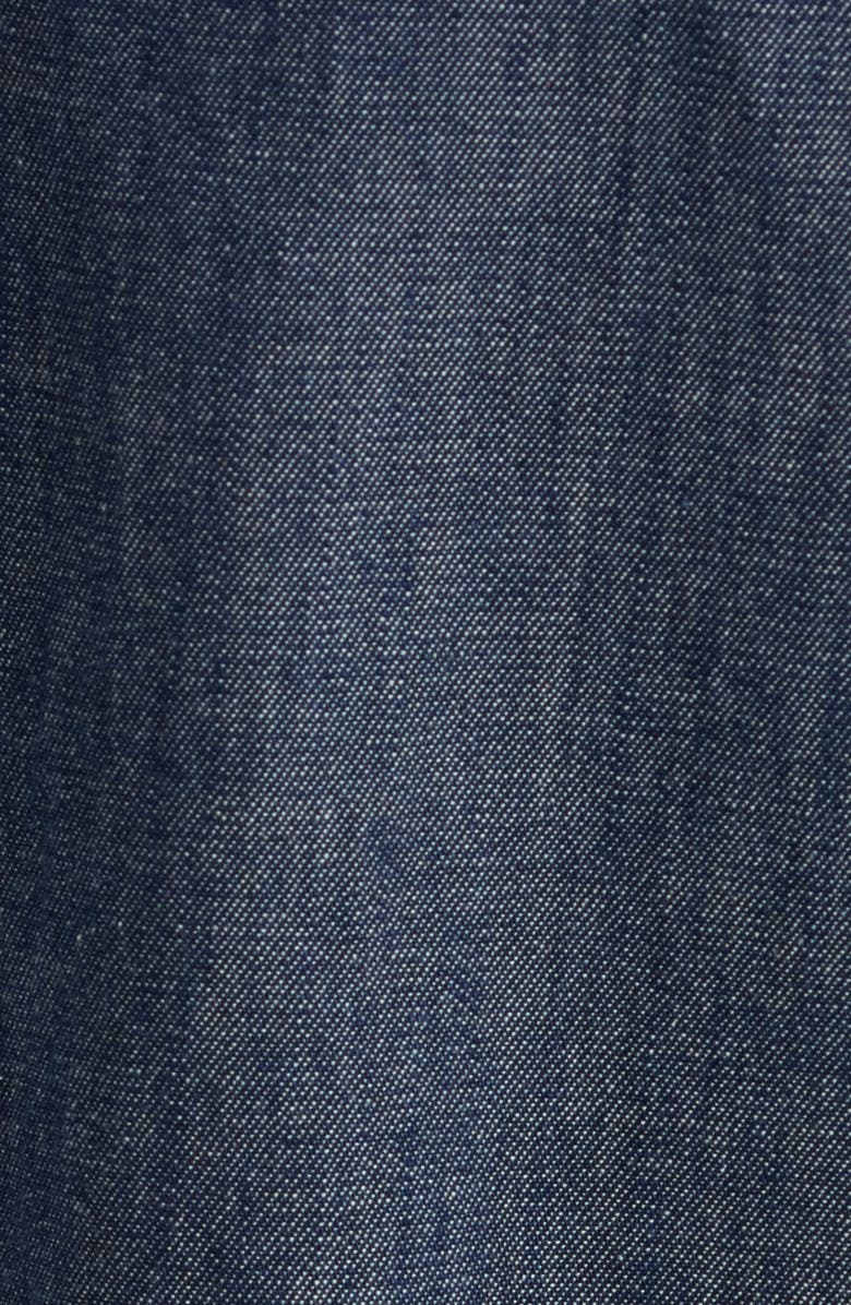 Eileen Fisher High Waist Organic Cotton Wide Leg Pants, Alternate, color, Dark Indigo