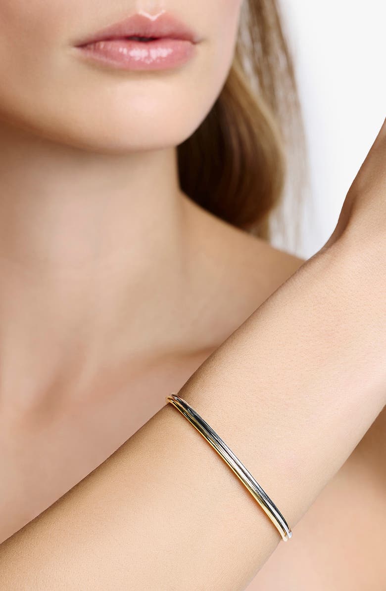 Jennifer Fisher 2-Tone Thread Cuff Bracelet, Alternate, color,