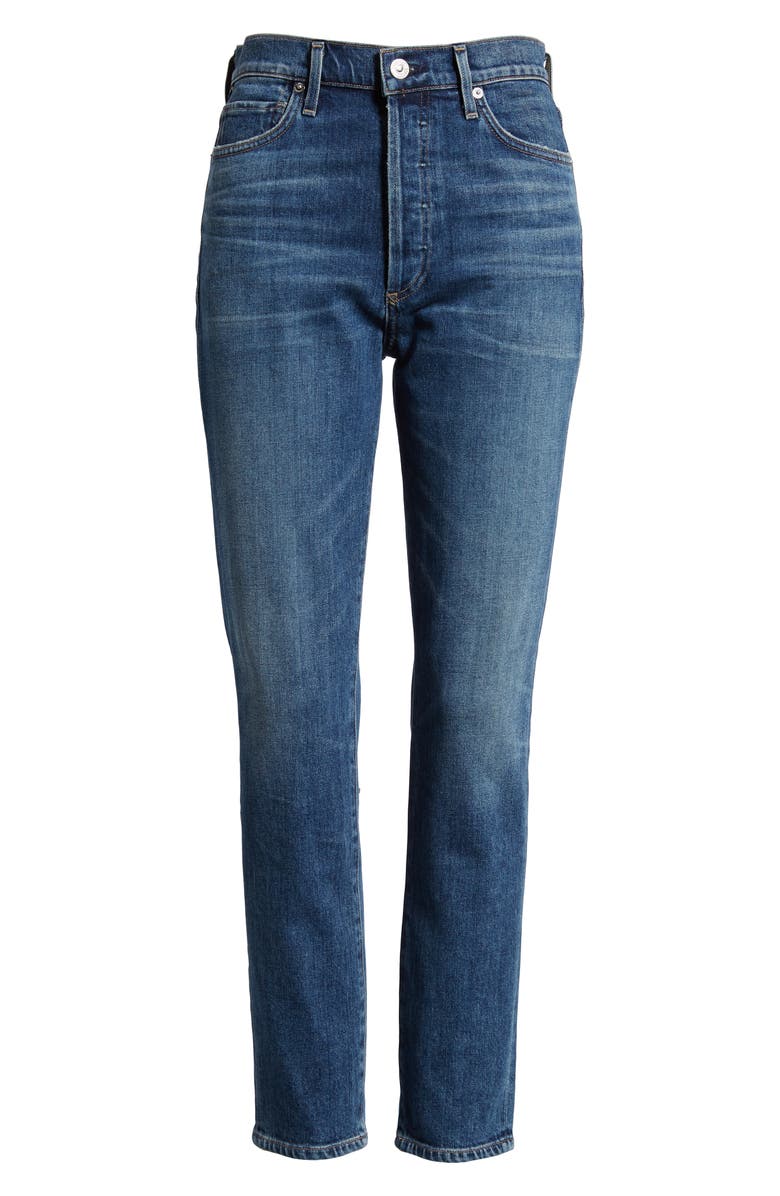 Citizens of Humanity Olivia High Waist Ankle Slim Jeans, Alternate, color, 