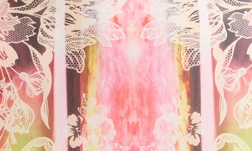 AFRM AFRM DIDI PRINTED LONG SLEEVE MESH MAXI DRESS