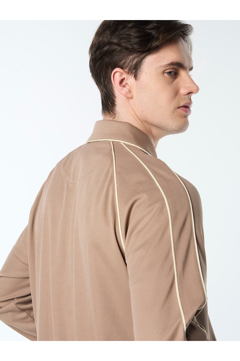 Ettore Track Jacket, Alternate, color, TAUPE GREY