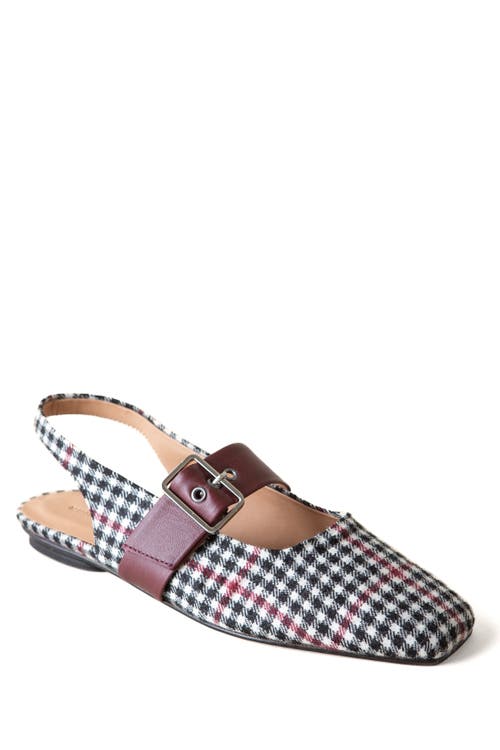 Huma Blanco Farrah Slingback Flat In Multi