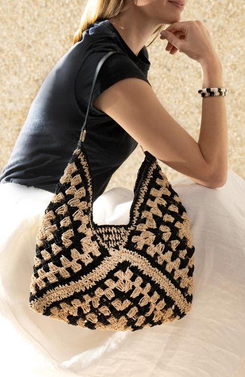 Nina Zeneya Woven Shoulder Bag