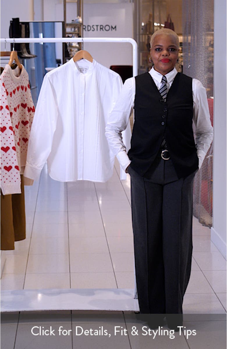 Painter Pintuck Cotton Shirt, sales video thumbnail