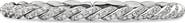 David Yurman Paveflex Bracelet with Diamonds in White Gold, 5mm