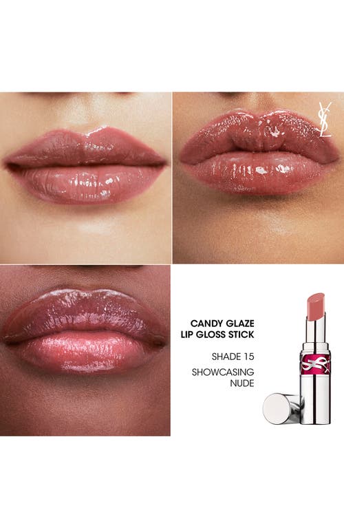 Saint Laurent Yves Candy Glaze Lip Gloss Stick Duo $84 Value