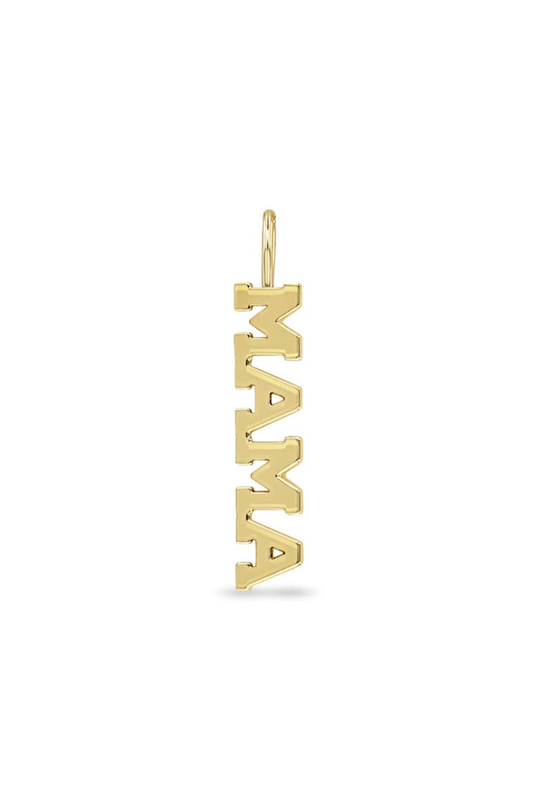 Tiny Mama Charm, Main, color, YELLOW GOLD