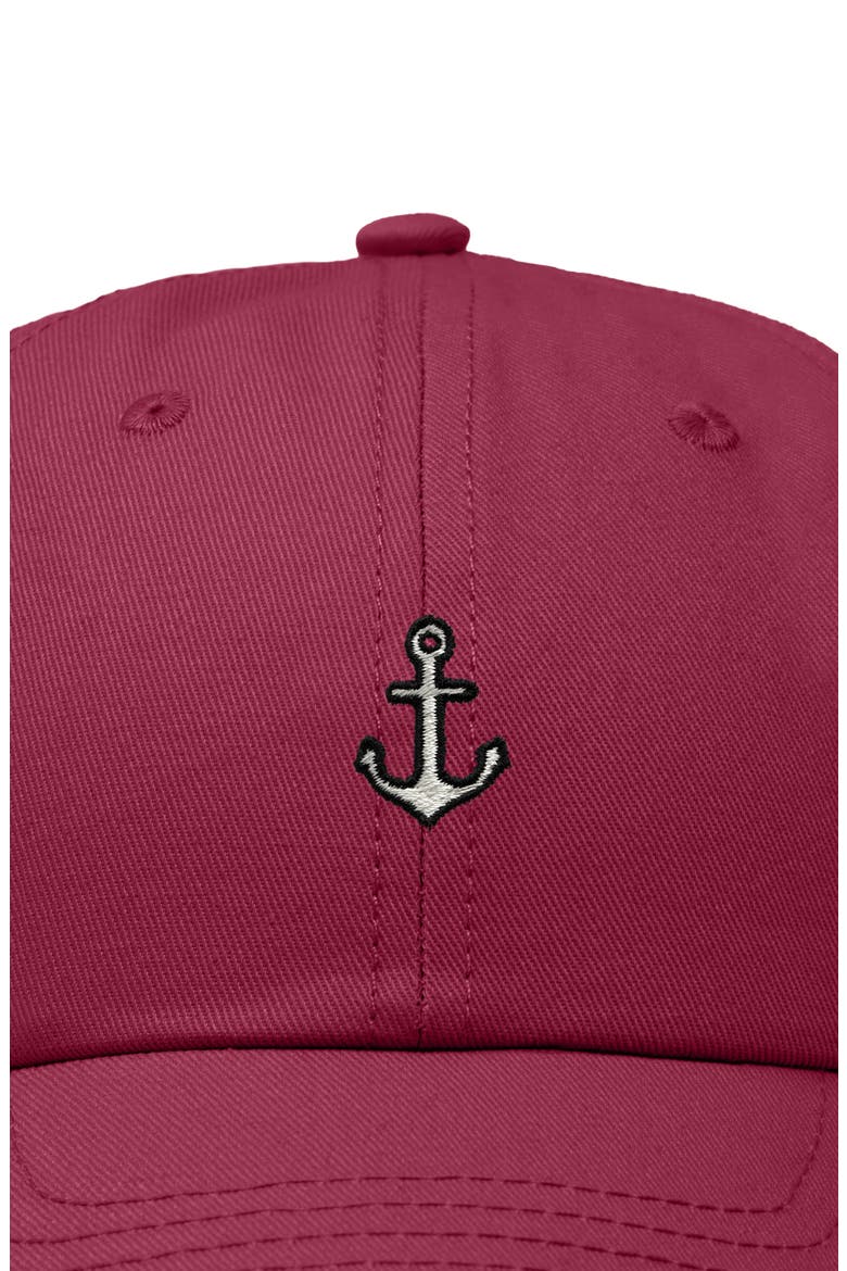 Anchor Dad Cap, Alternate, color, Maroon