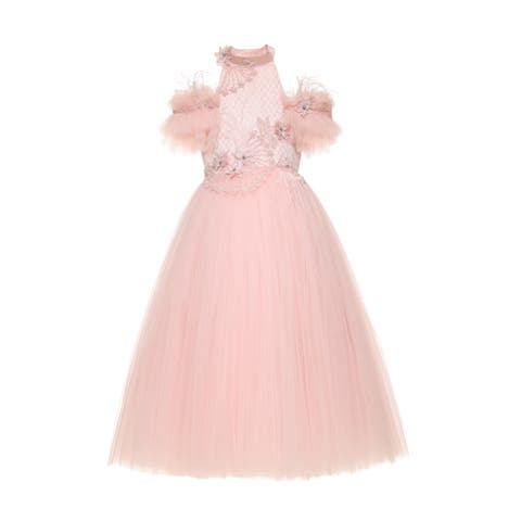 Freya Lace Embellished Tulle Gown