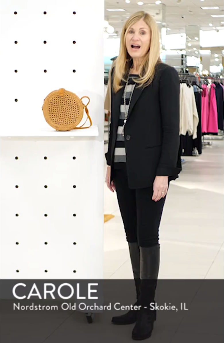 Woven Canteen Crossbody Bag, sales video thumbnail