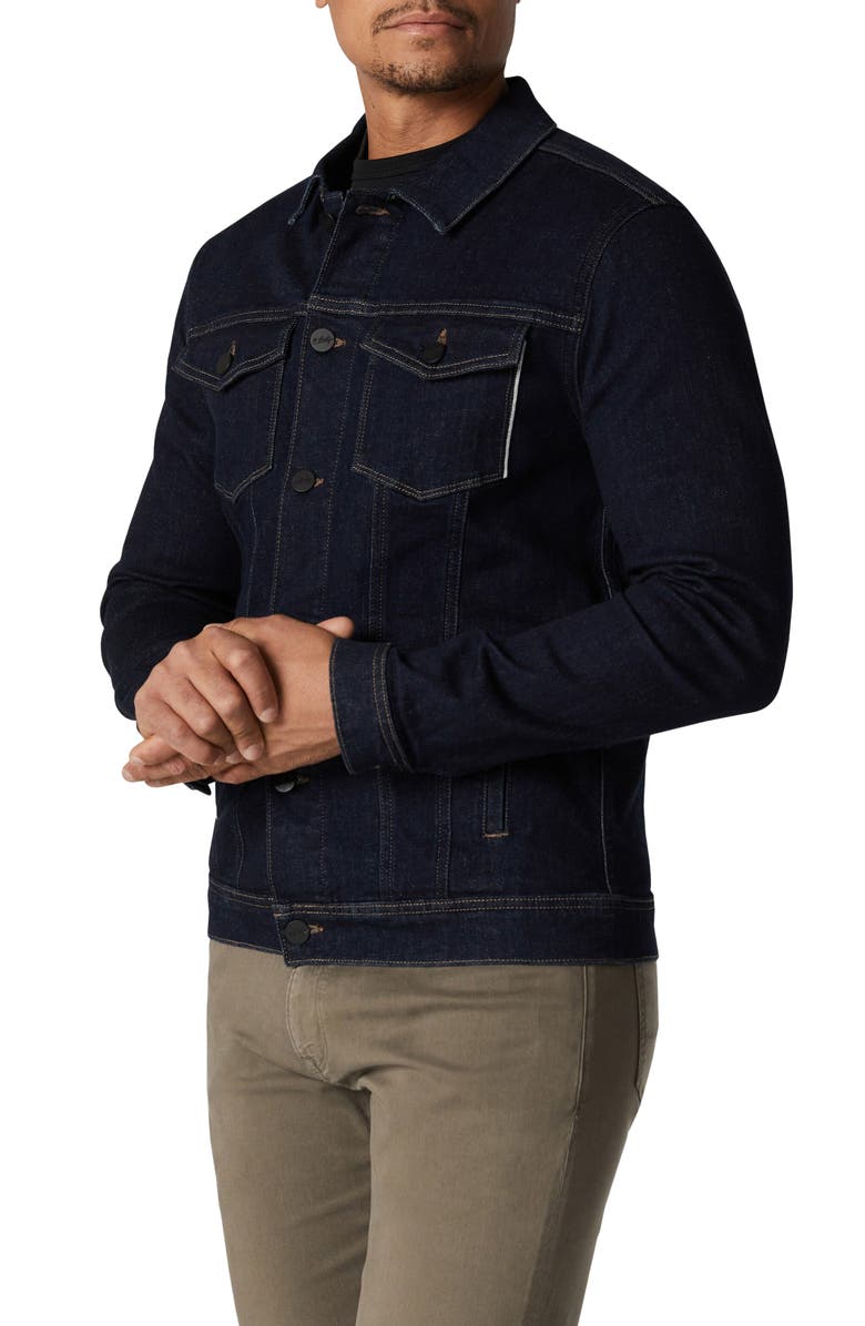 34 Heritage Travis Raw Selvedge Denim Jacket, Alternate, color, 