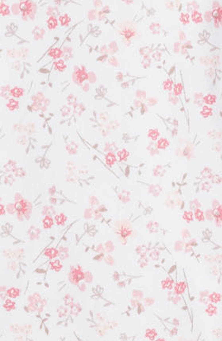 Petite Plume Kids' Dorset Floral Nightgown, Alternate, color, White/ Pink