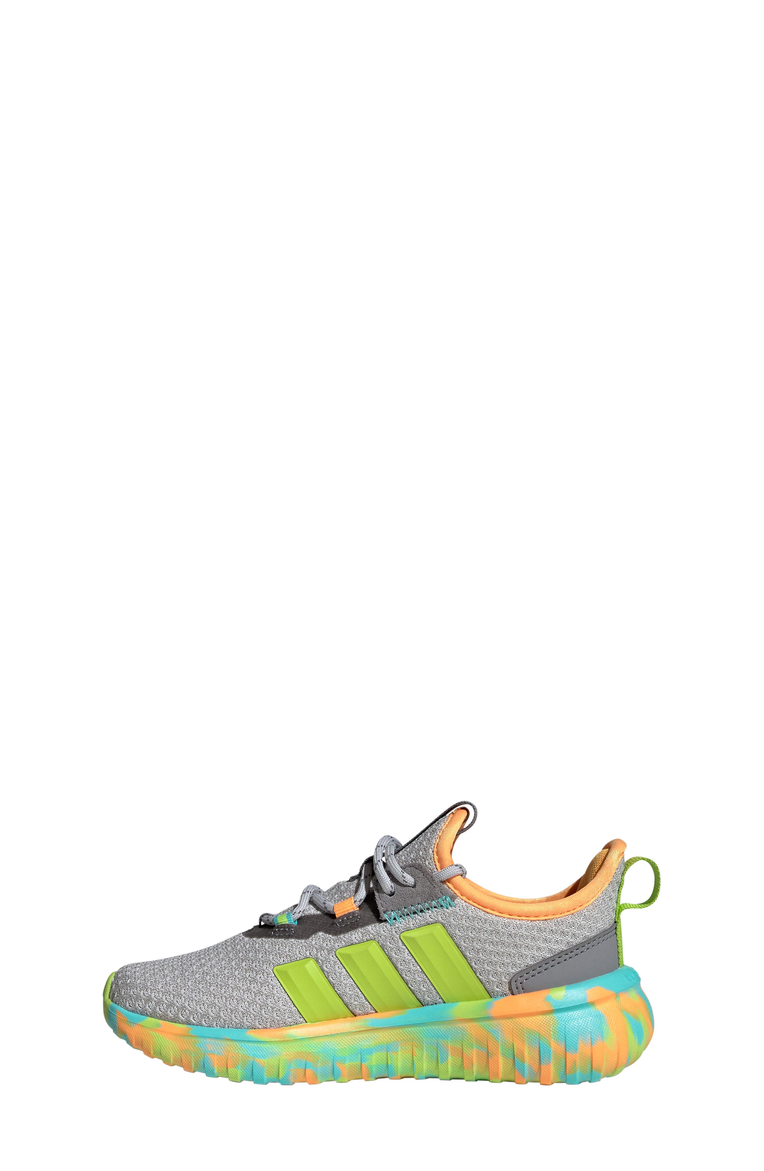 Kids' Kaptir Flow 4.0 Sneaker, Alternate, color, GREY / SLIME/ AQUA