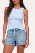 nuuds Slinky Rib Knit Stretch Modal Jersey Tank
