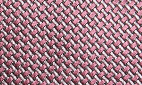 Canali Micro Fancy Silk Tie In Pink