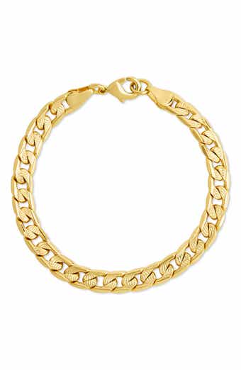 Textured Figaro Chain Bracelet