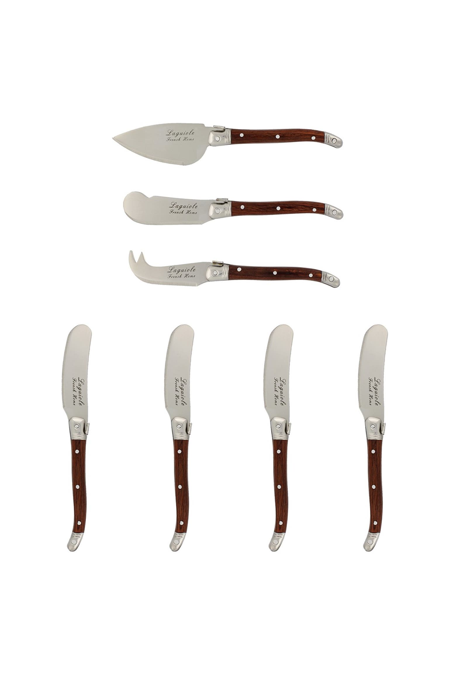 FRENCH HOME 7-Piece Laguiole Pakkawood Cheese Set | Nordstromrack