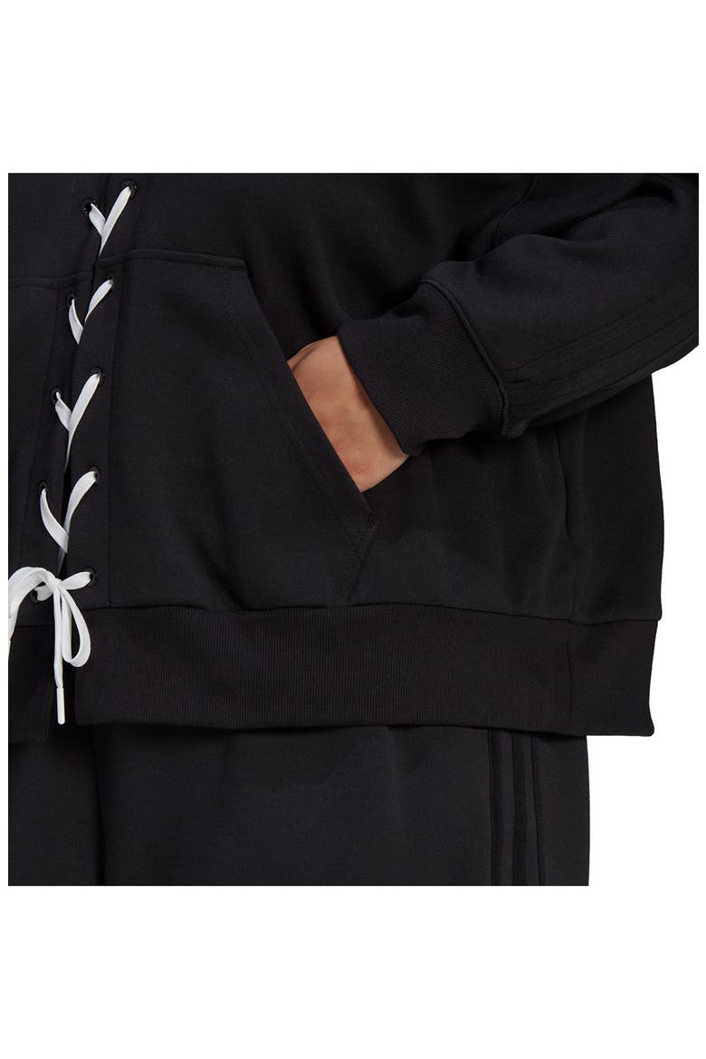 Always Original Laced Hoodie, Alternate, color, BLACK
