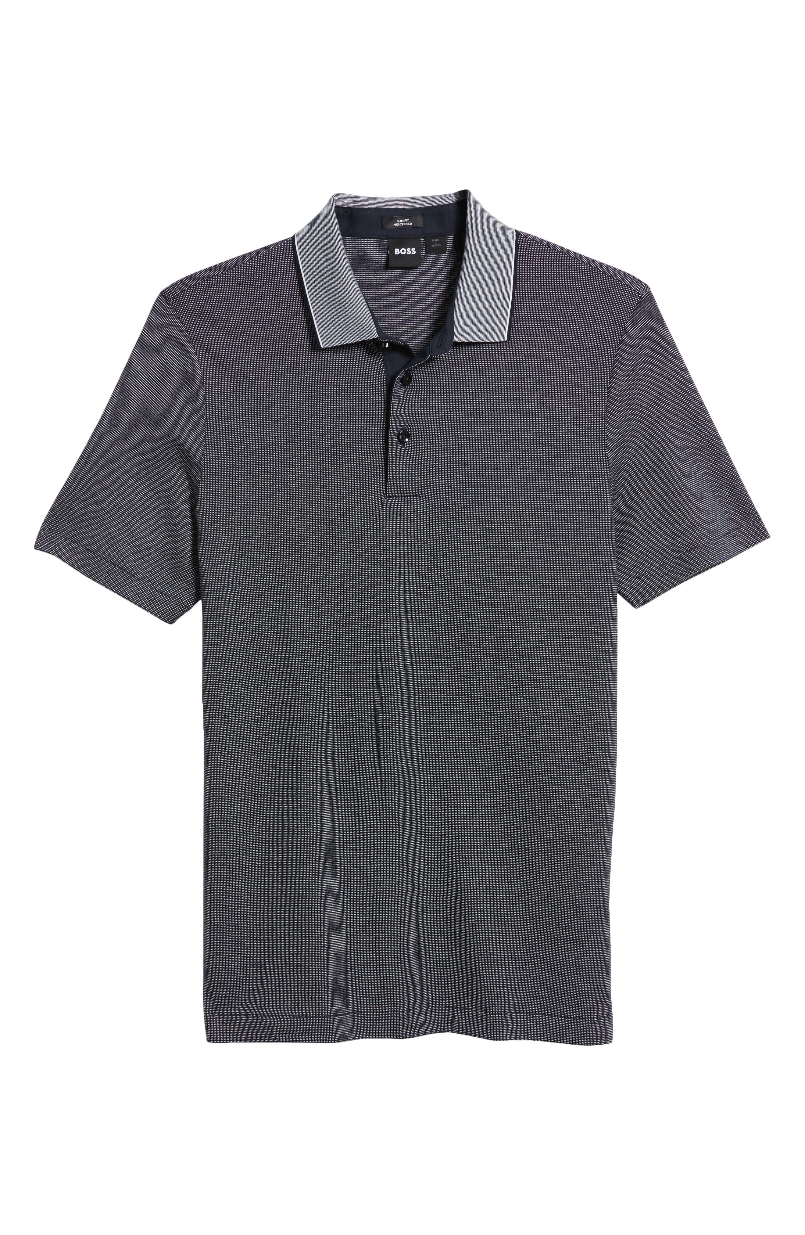 Pitton Slim Fit Mercerized Cotton Polo